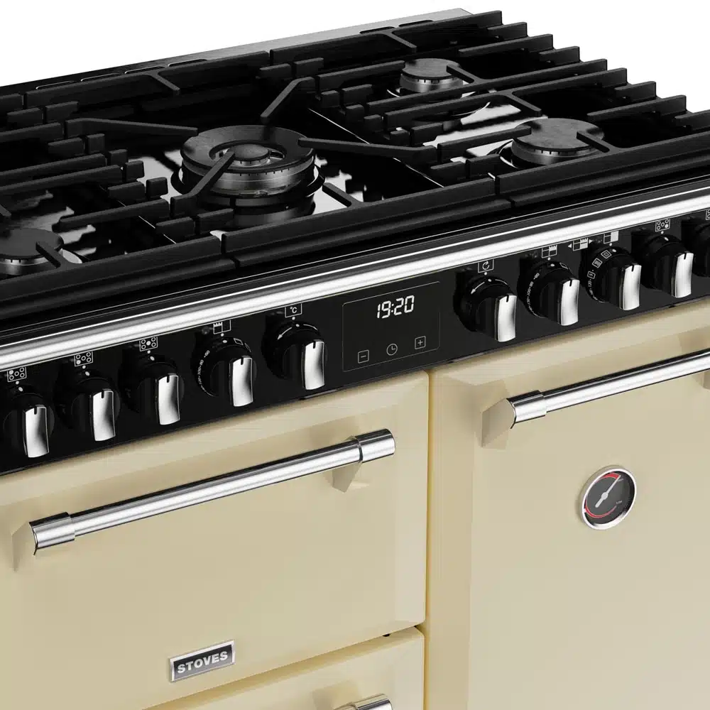 Richmond D900 DF Deluxe 90 cm gasfornuis Porcini Mushroom - Afbeelding 5