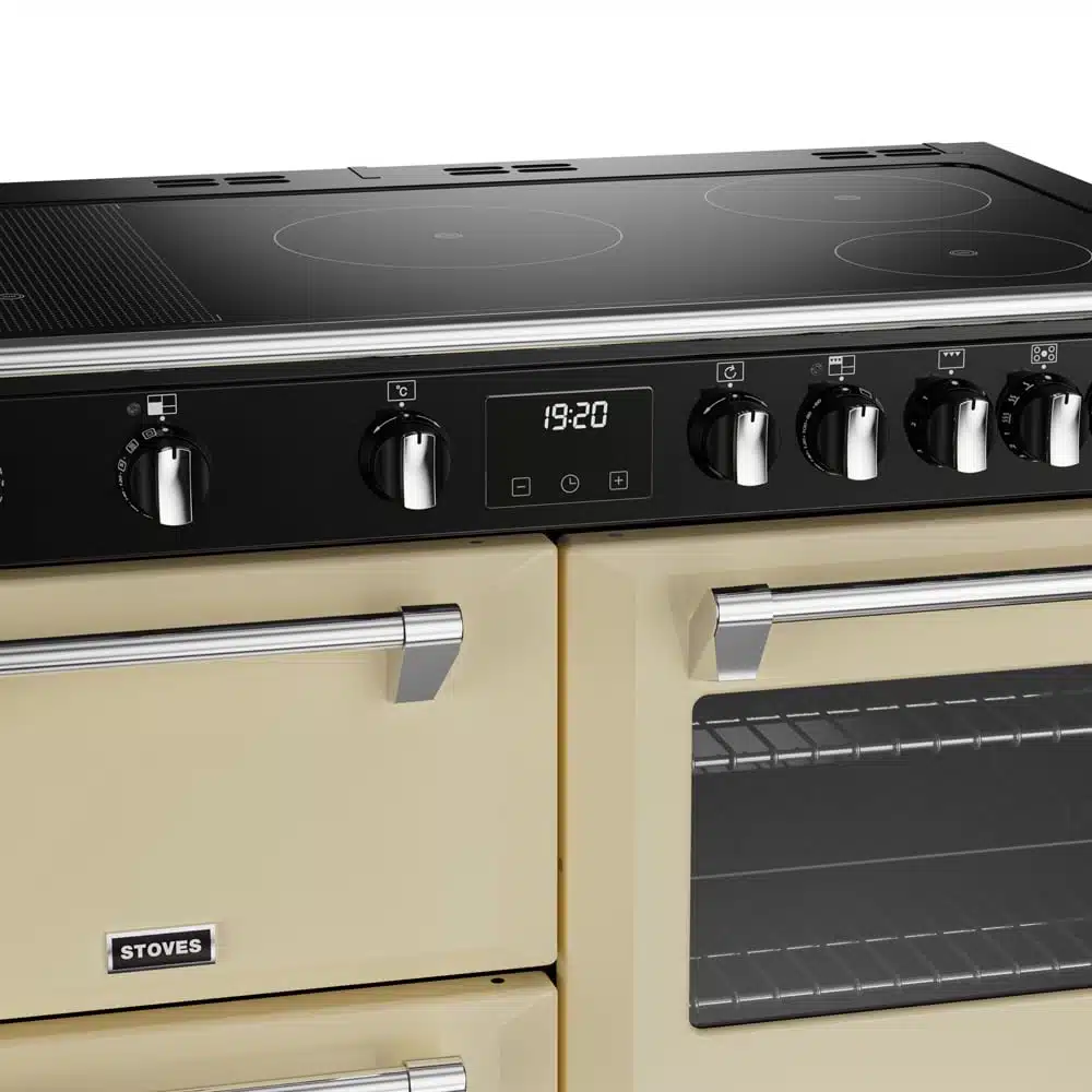 Richmond D1000 Ei Deluxe RTY 100 cm inductiefornuis crème - Afbeelding 4