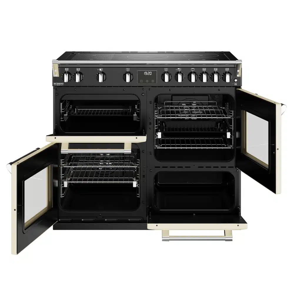 Richmond D1000 Ei Deluxe RTY 100 cm inductiefornuis crème - Afbeelding 3