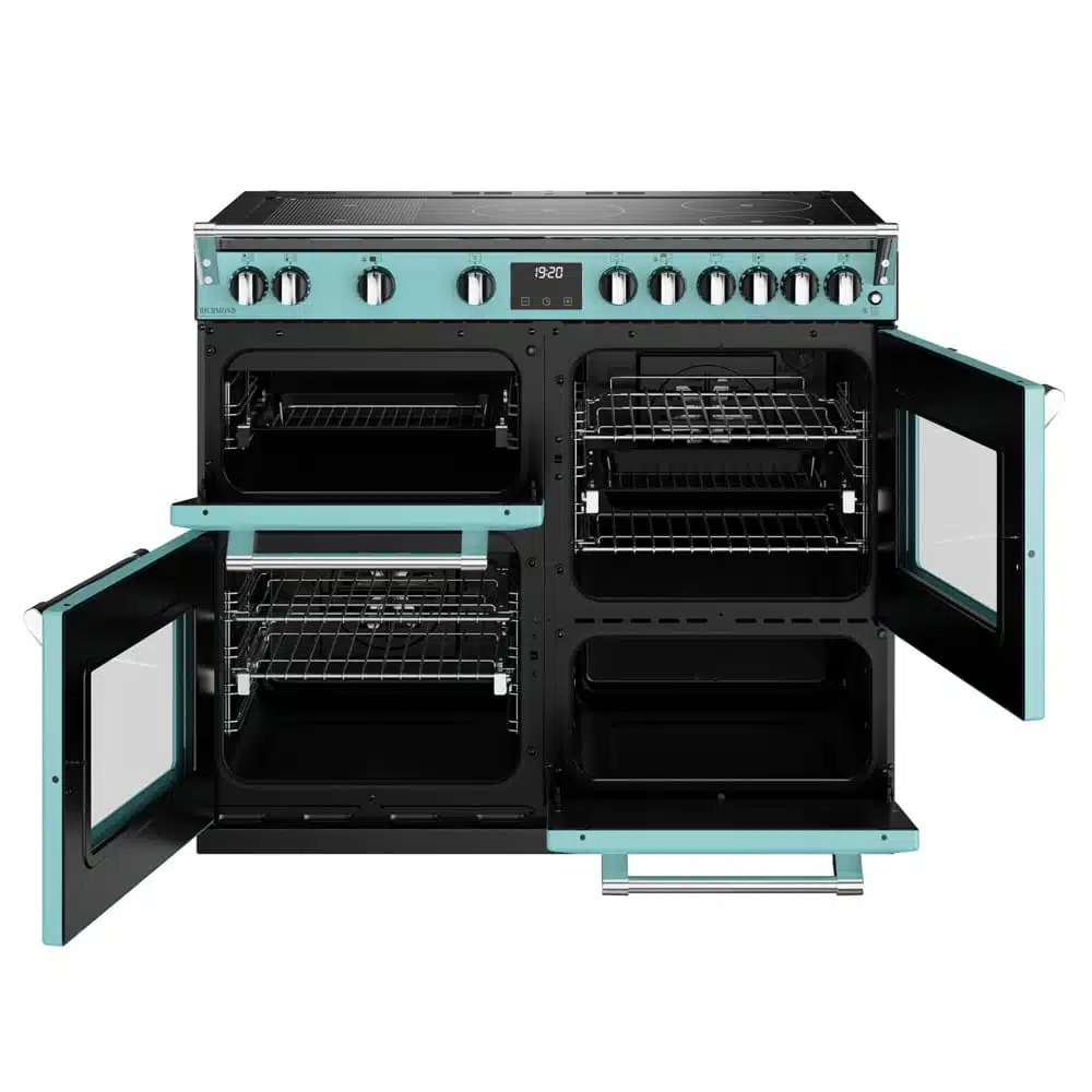 Richmond D1000 CB Ei Deluxe RTY 100 cm inductie fornuis Country Blue - Afbeelding 2