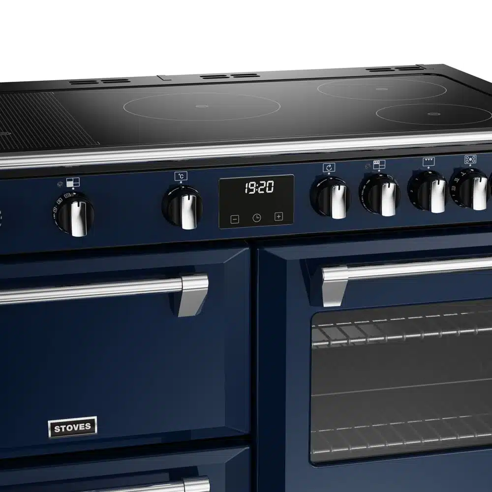 Richmond D1000 CB Ei Deluxe RTY 100 cm inductie fornuis Midnight Blue - Afbeelding 3