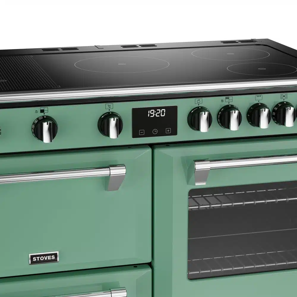 Richmond D1000 CB Ei Deluxe RTY 100 cm inductie fornuis Mojito Mint - Afbeelding 3
