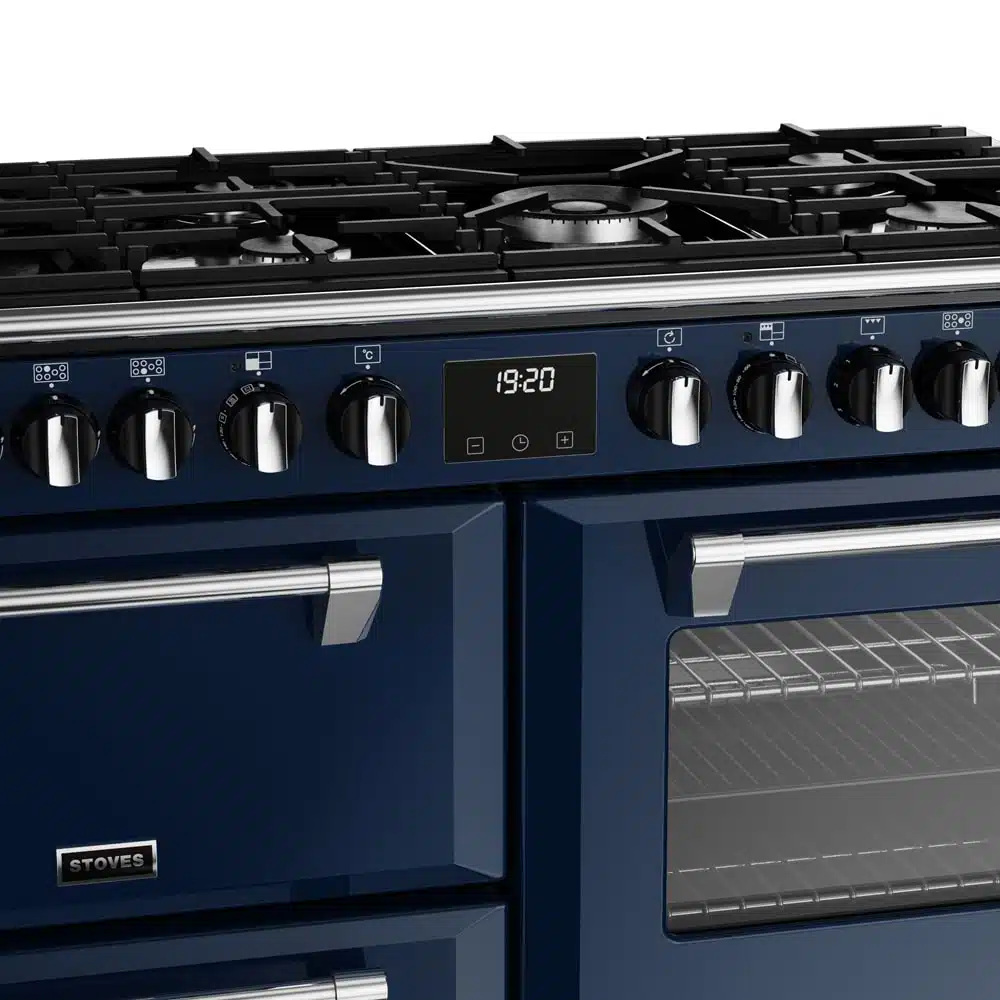 Richmond D1100 DF Deluxe 110 cm gasfornuis Midnight Blue - Afbeelding 4