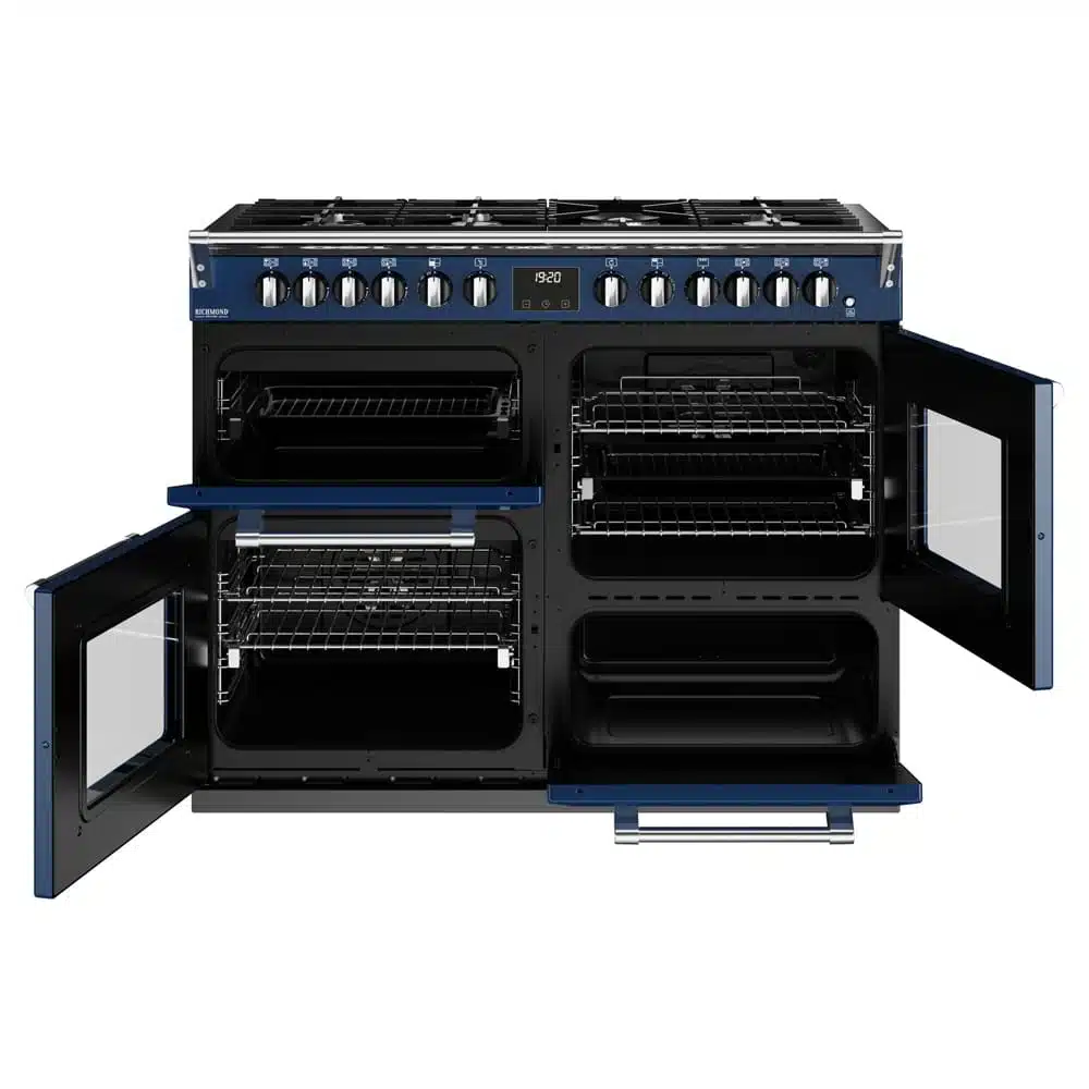 Richmond D1100 DF Deluxe 110 cm gasfornuis Midnight Blue - Afbeelding 3