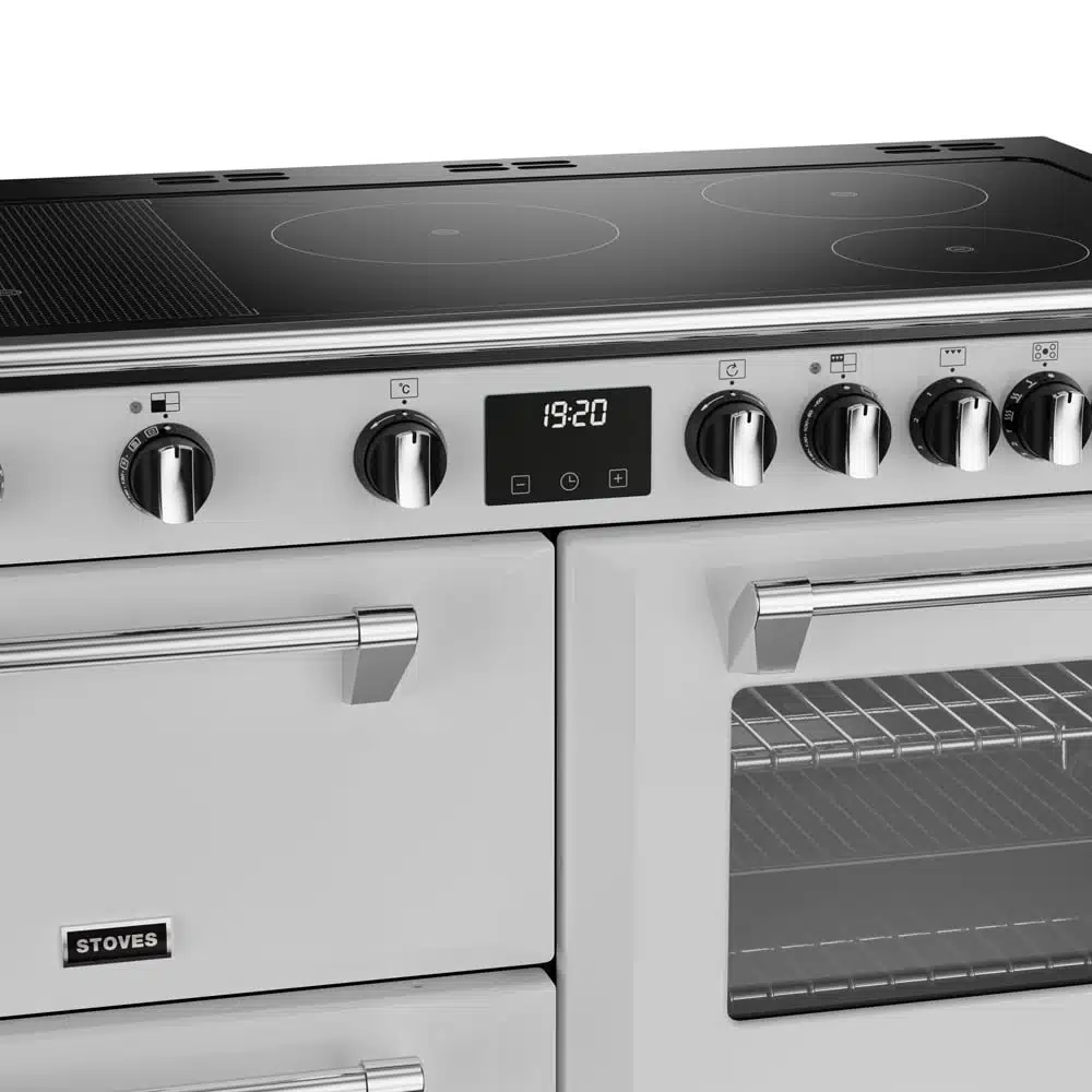 Richmond D1100 CB Ei Deluxe RTY 110 cm inductie fornuis Icy White - Afbeelding 4