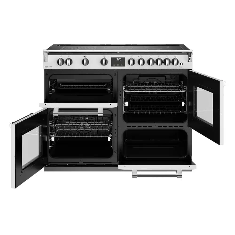 Richmond D1100 CB Ei Deluxe RTY 110 cm inductie fornuis Icy White - Afbeelding 2