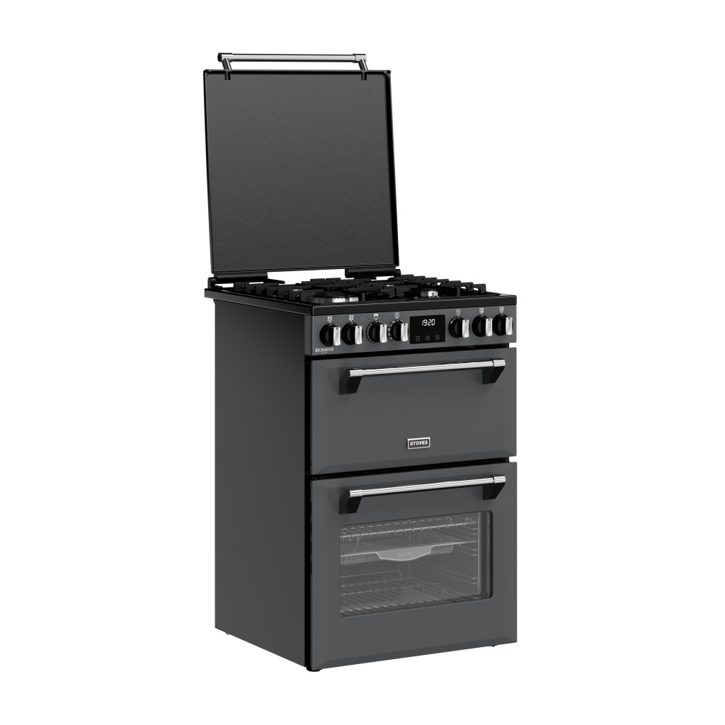 Richmond 60 DF Deluxe gasfornuis Antraciet - Afbeelding 4