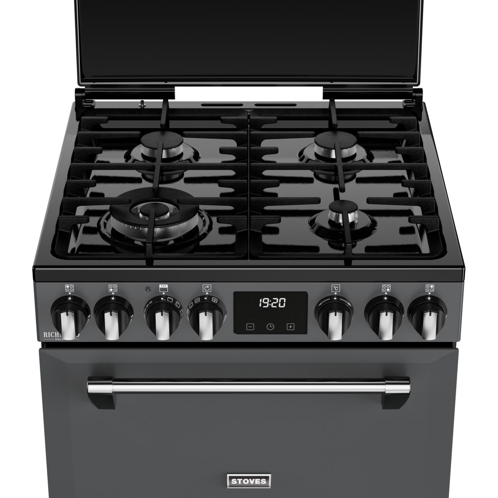Richmond 60 DF Deluxe gasfornuis Antraciet - Afbeelding 3