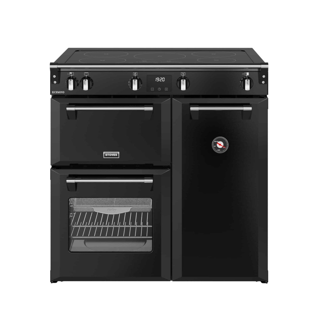 Originele zwarte deurklink Oven, fornuis C00299109 INDESIT