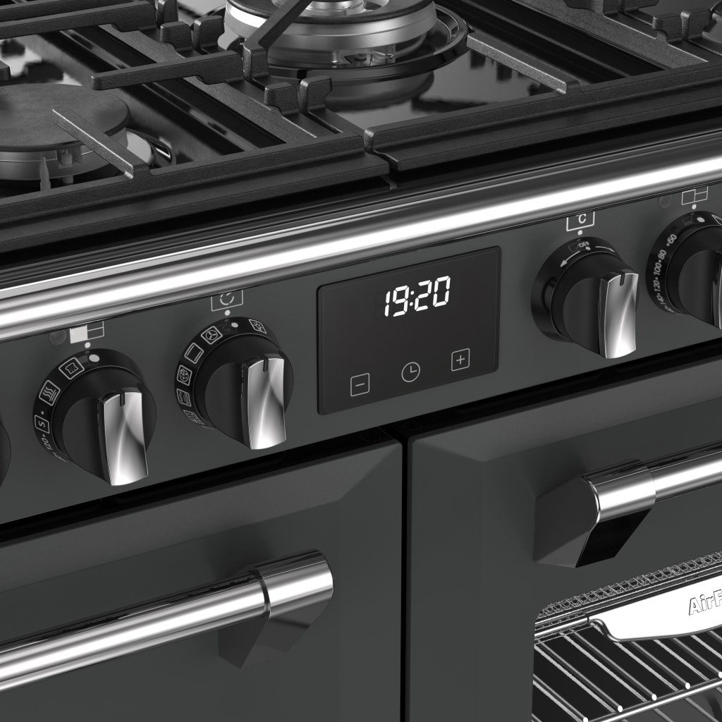 Richmond 100 DF 100 cm gasfornuis antraciet - Afbeelding 4