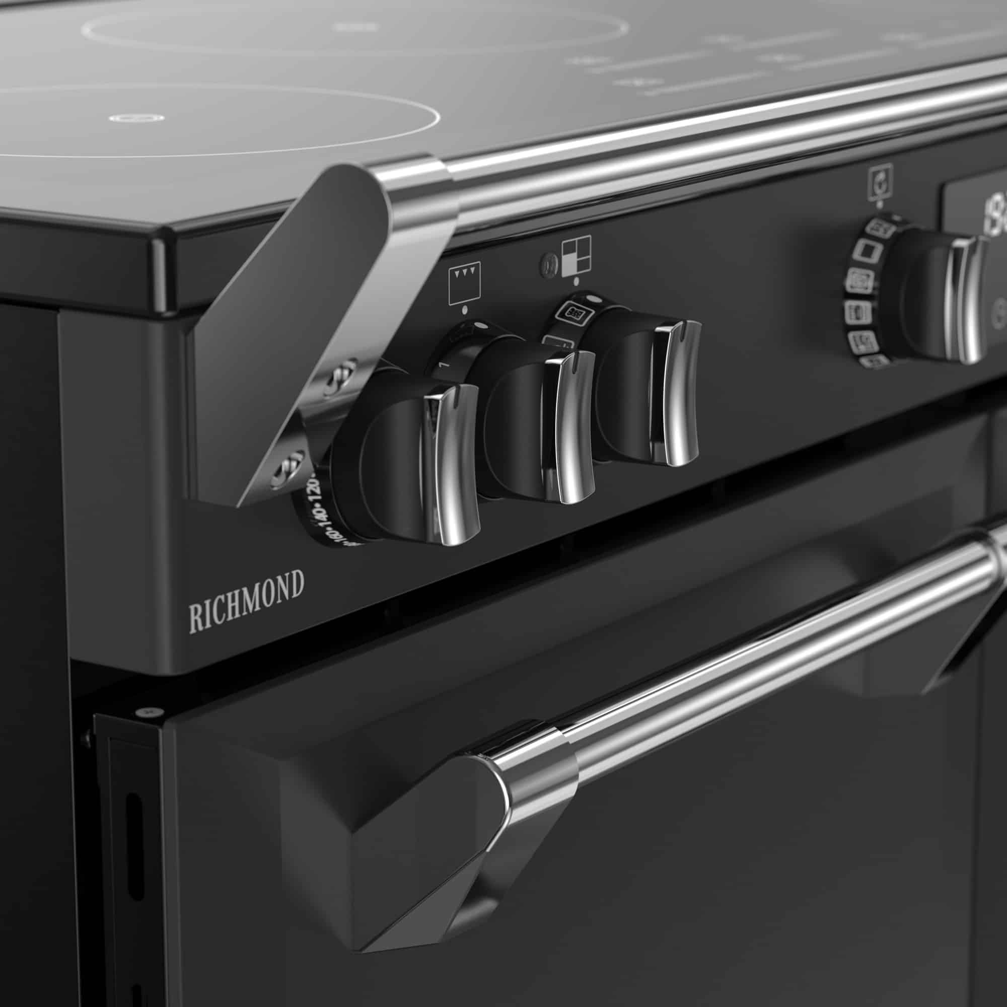 Richmond 100 Ei 100 cm inductiefornuis Antraciet - Afbeelding 6