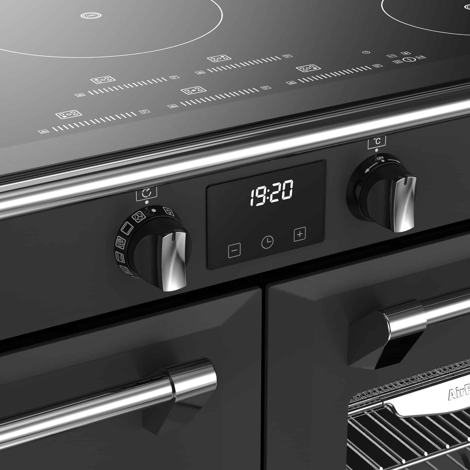 Richmond 100 Ei 100 cm inductiefornuis Antraciet - Afbeelding 3