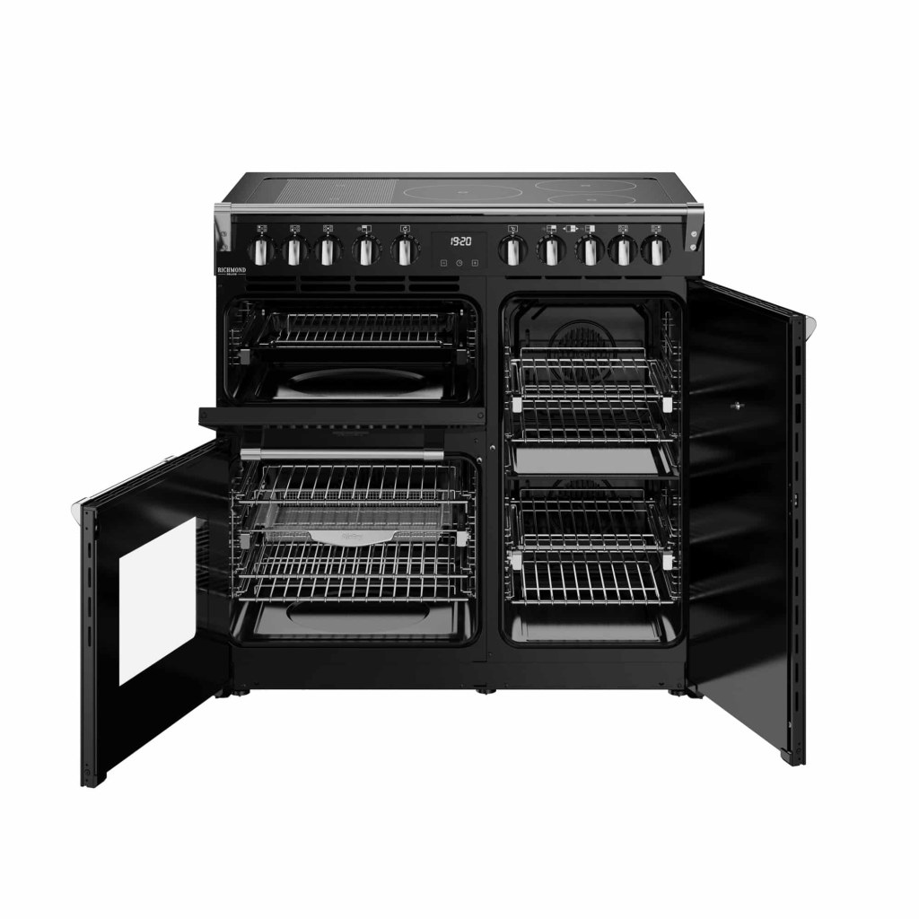 Richmond 90 Ei DELUXE RTY 90 cm inductiefornuis Zwart - Afbeelding 2