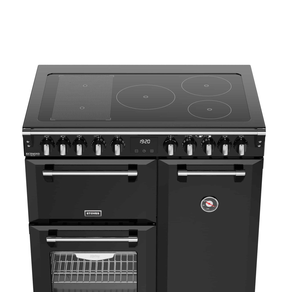 Richmond 90 Ei DELUXE RTY 90 cm inductiefornuis Zwart - Afbeelding 3