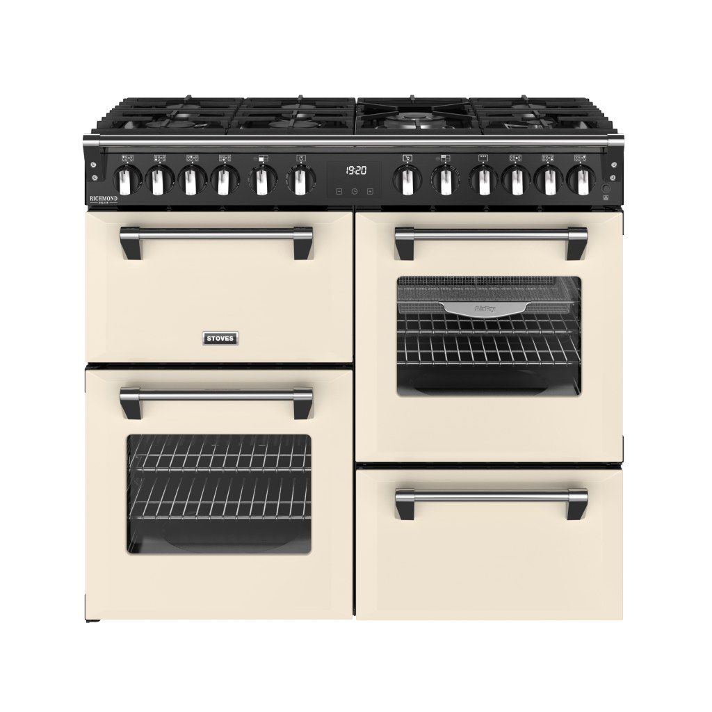 Richmond 100 DF Deluxe 100 cm gasfornuis crème