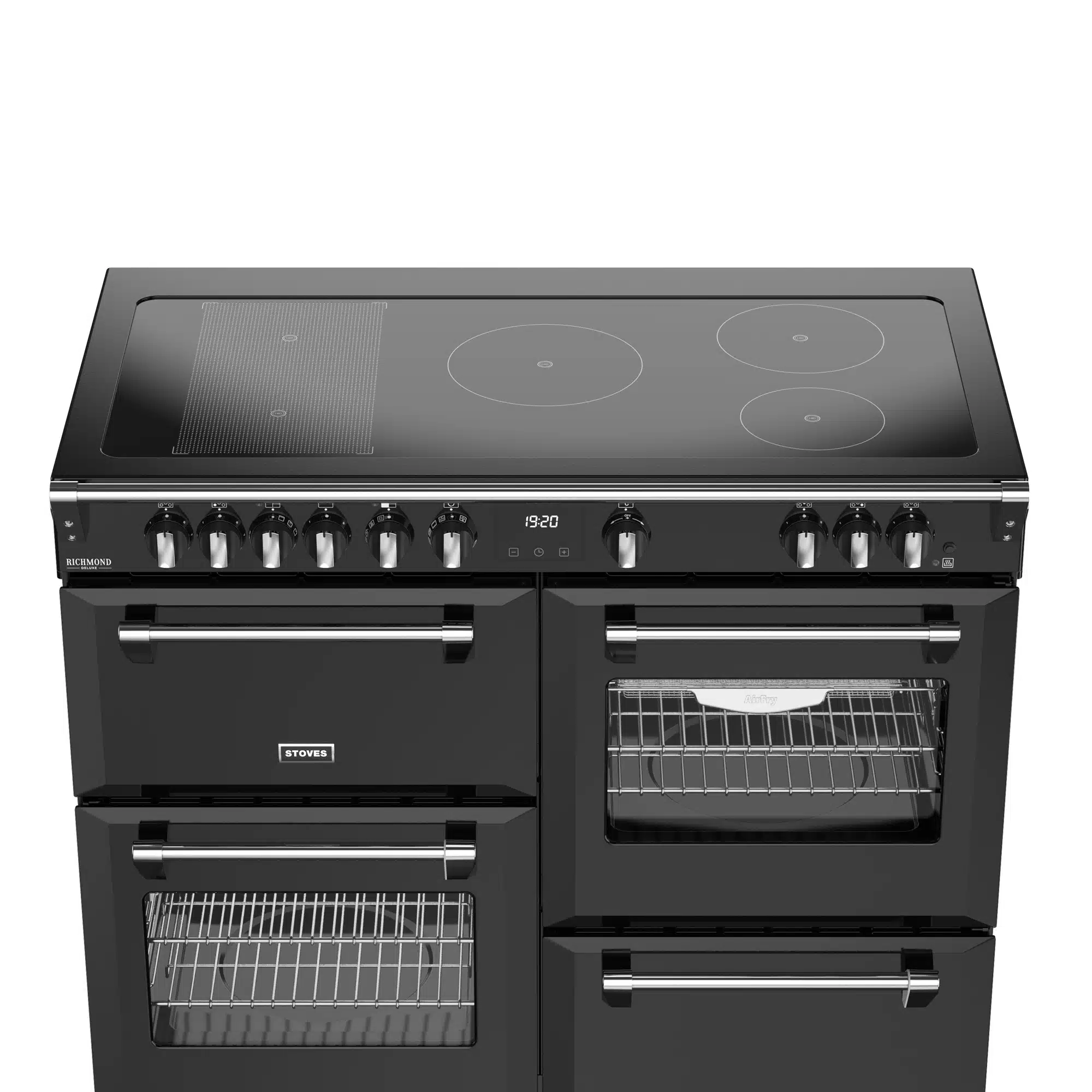 Richmond 110 Ei Deluxe RTY 110 cm inductiefornuis Zwart - Afbeelding 4