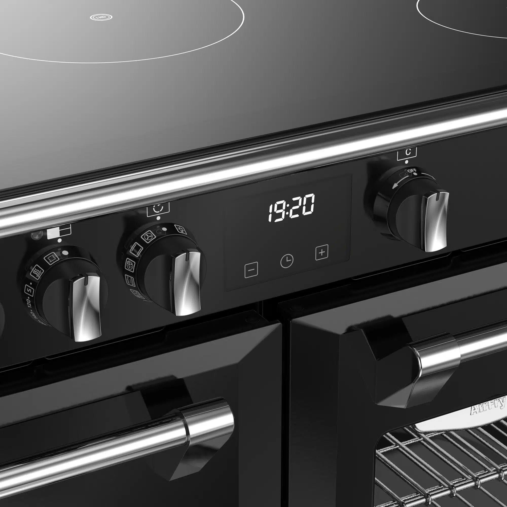 Richmond 110 Ei Deluxe RTY 110 cm inductiefornuis Zwart - Afbeelding 3