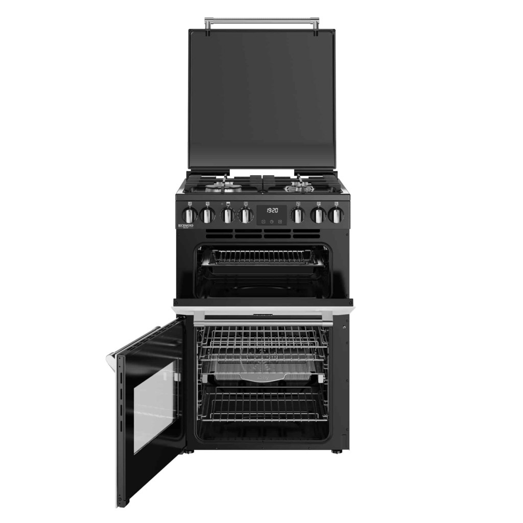 Richmond 60 DF Deluxe gasfornuis Ice White - Afbeelding 2