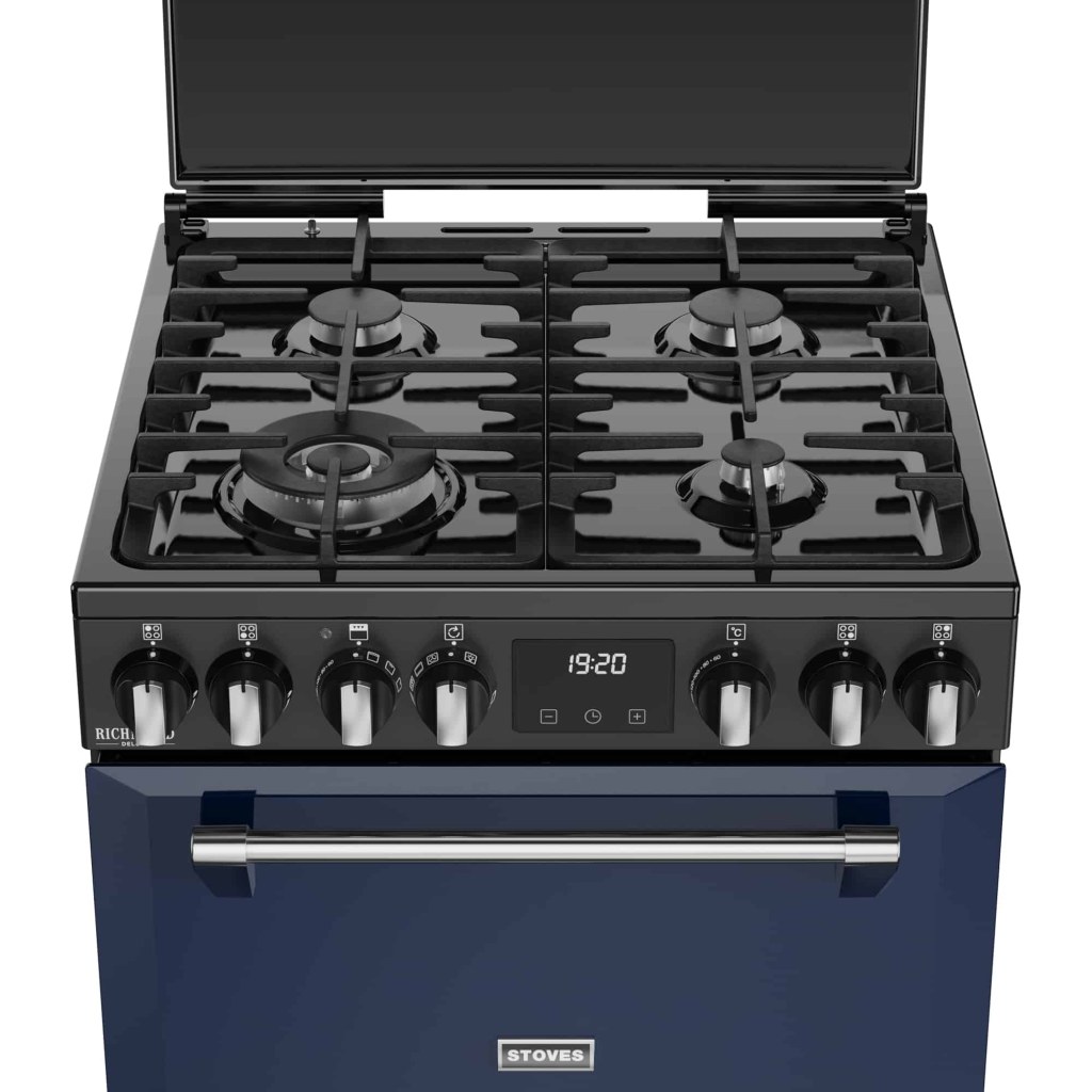 Richmond 60 DF Deluxe gasfornuis Midnight Blue - Afbeelding 3