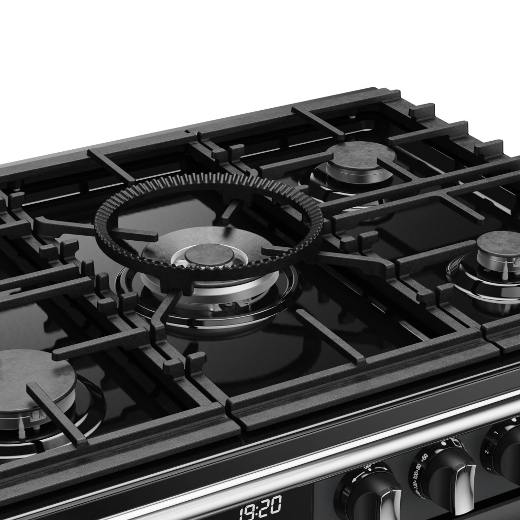 Richmond 100 DF Deluxe 100 cm gasfornuis Antraciet - Afbeelding 5