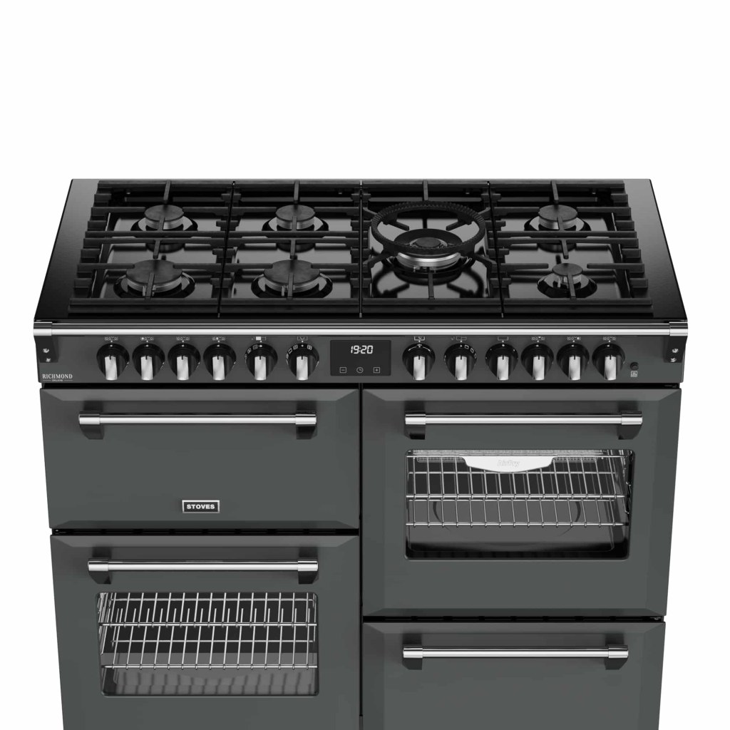Richmond 110 DF Deluxe 110 cm gasfornuis Antraciet - Afbeelding 3