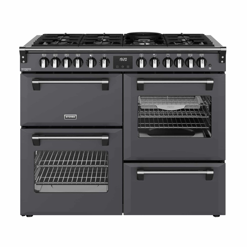 Richmond 110 DF Deluxe 110 cm gasfornuis Antraciet