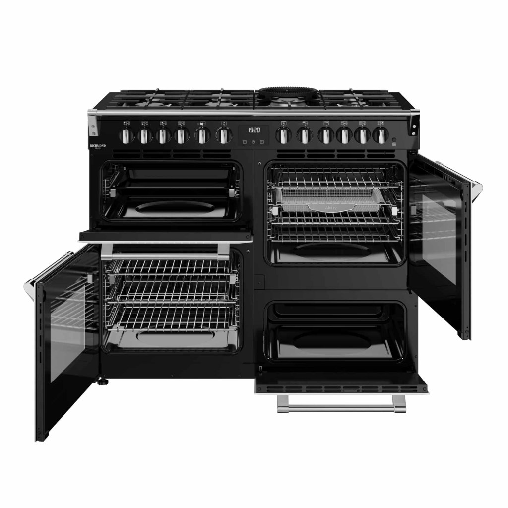 Richmond 110 DF Deluxe 110 cm gasfornuis Ice White - Afbeelding 2