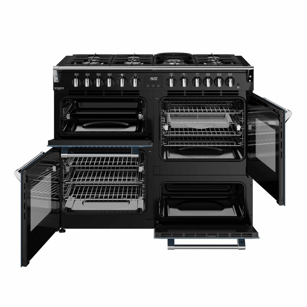 Richmond 110 DF Deluxe 110 cm gasfornuis Twilight Blue - Afbeelding 2