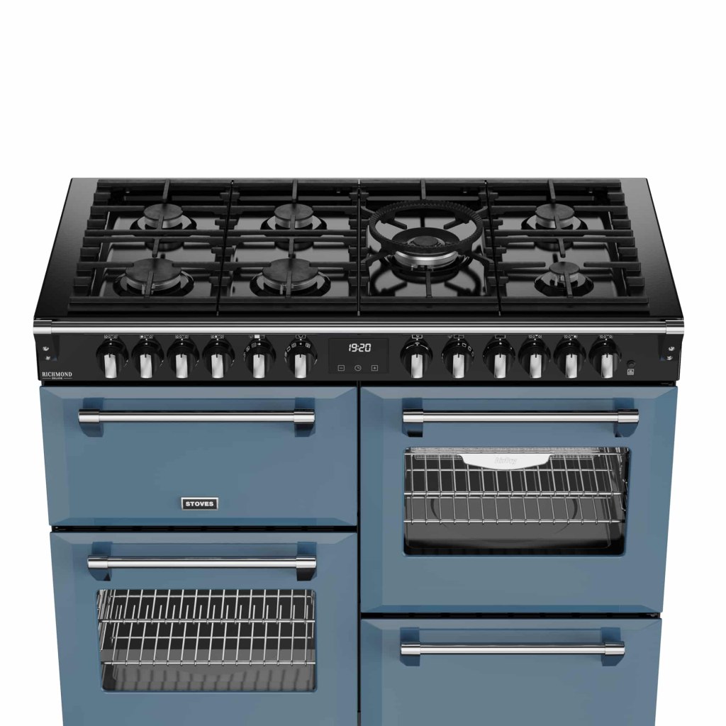 Richmond 110 DF Deluxe 110 cm gasfornuis Twilight Blue - Afbeelding 3