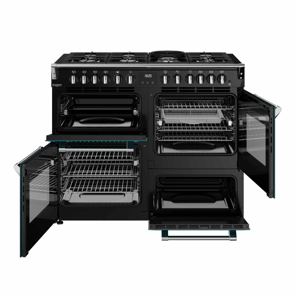 Richmond 110 DF Deluxe 110 cm gasfornuis Deep Marine - Afbeelding 2