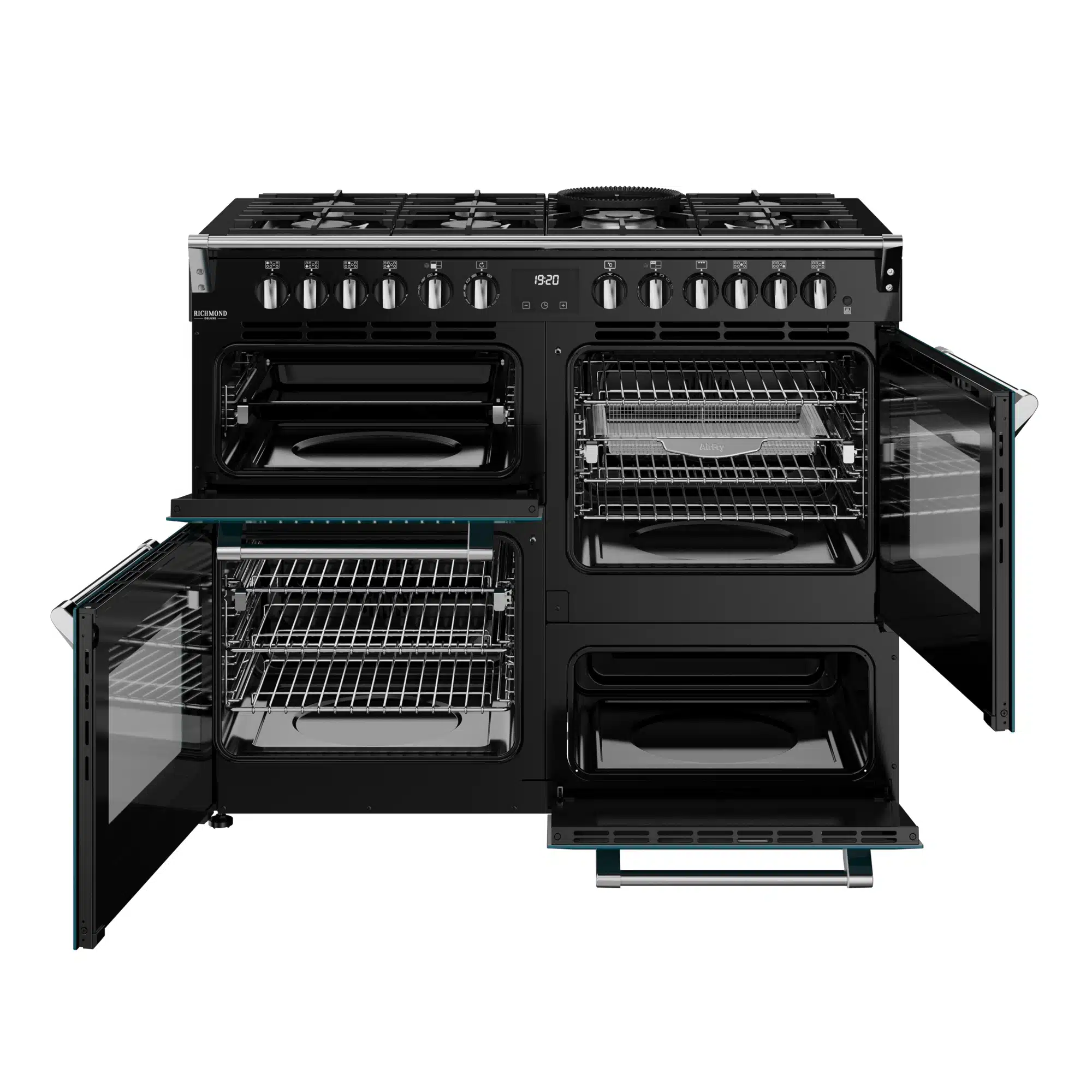 Richmond 110 DF Deluxe 110 cm gasfornuis Deep Marine - Afbeelding 2