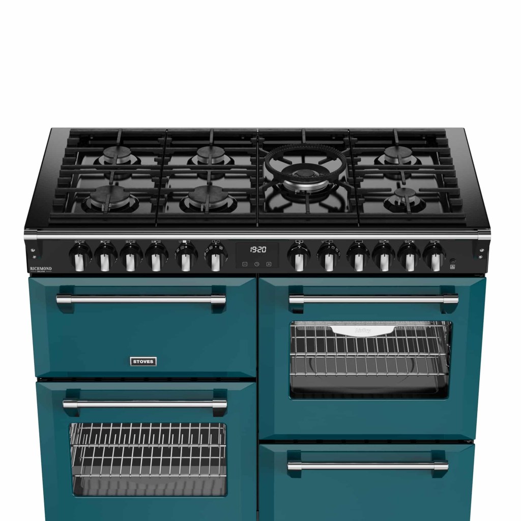 Richmond 110 DF Deluxe 110 cm gasfornuis Deep Marine - Afbeelding 3