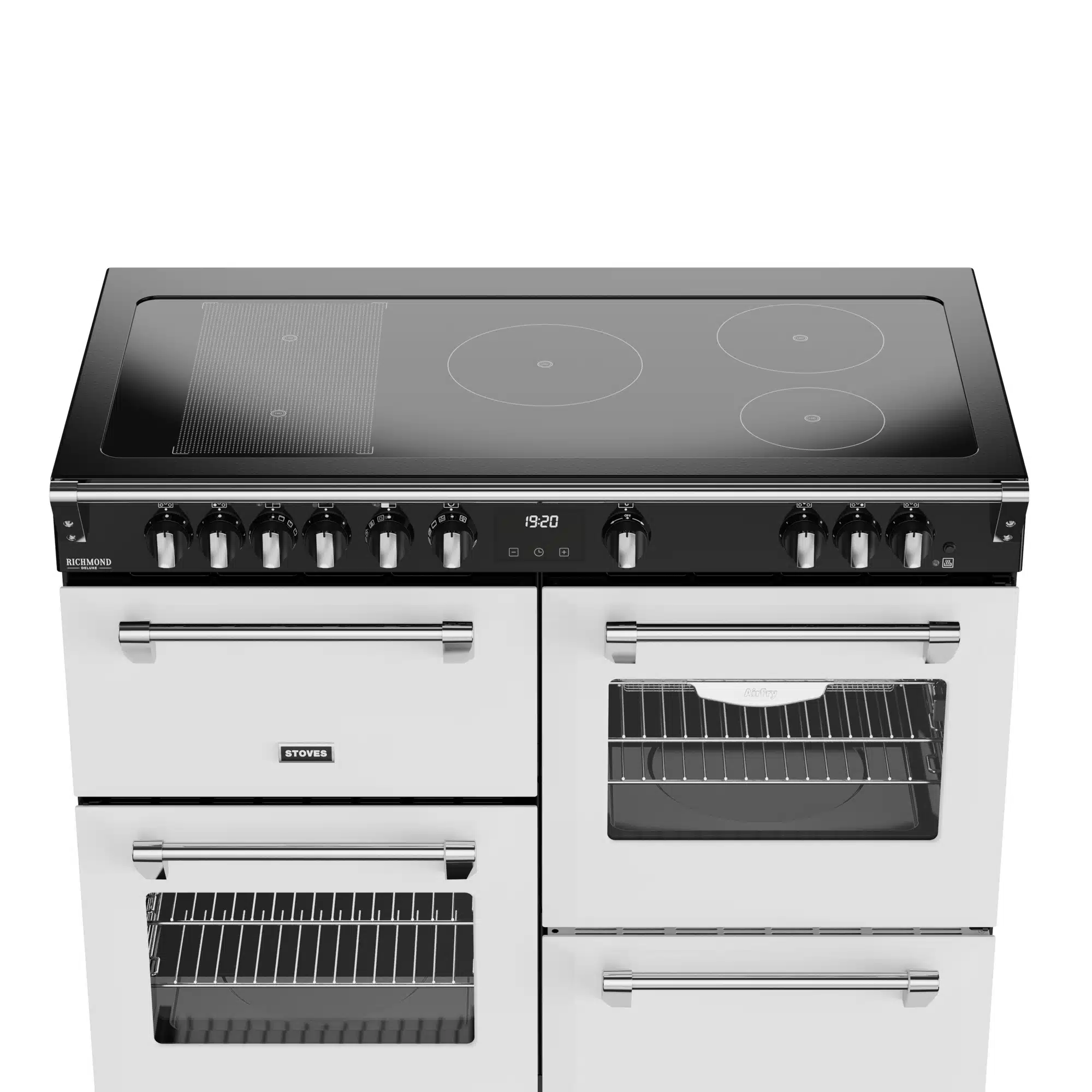 Richmond 110 Ei Deluxe RTY 110 cm inductiefornuis Ice White - Afbeelding 2