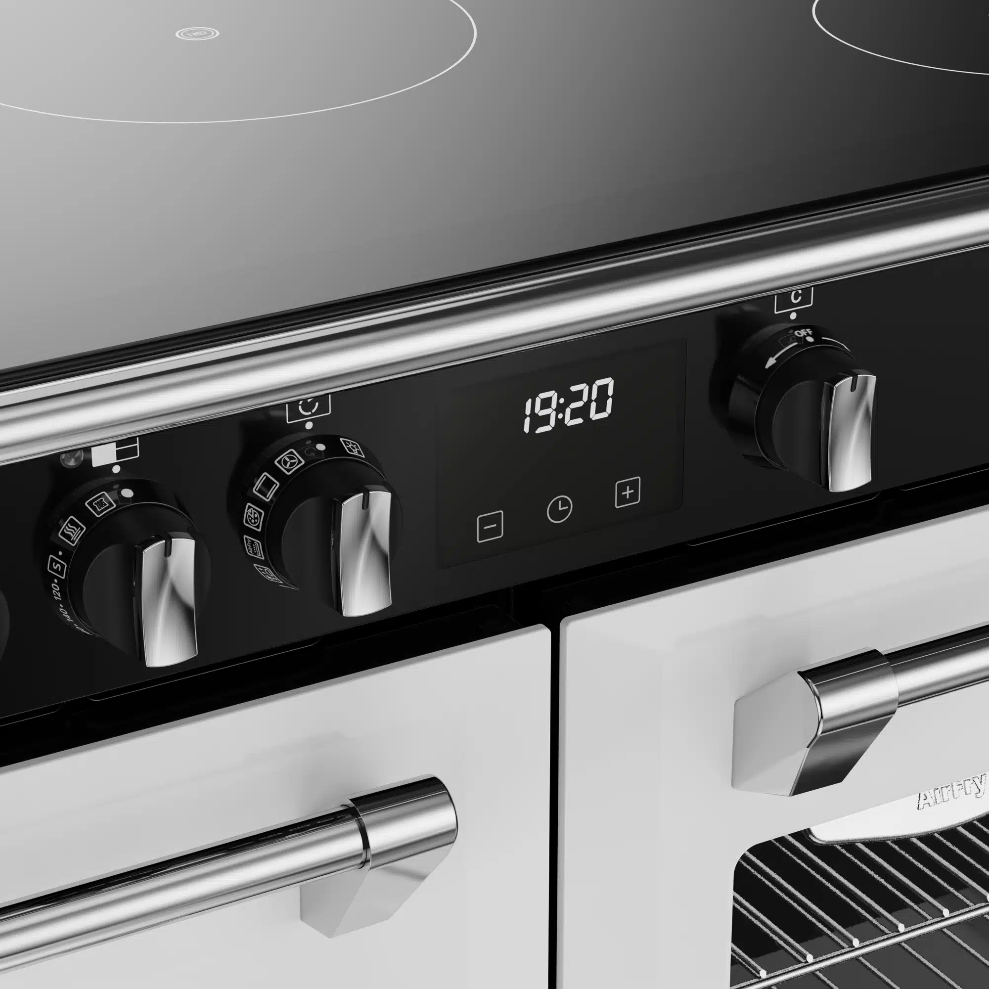 Richmond 110 Ei Deluxe RTY 110 cm inductiefornuis Ice White - Afbeelding 3