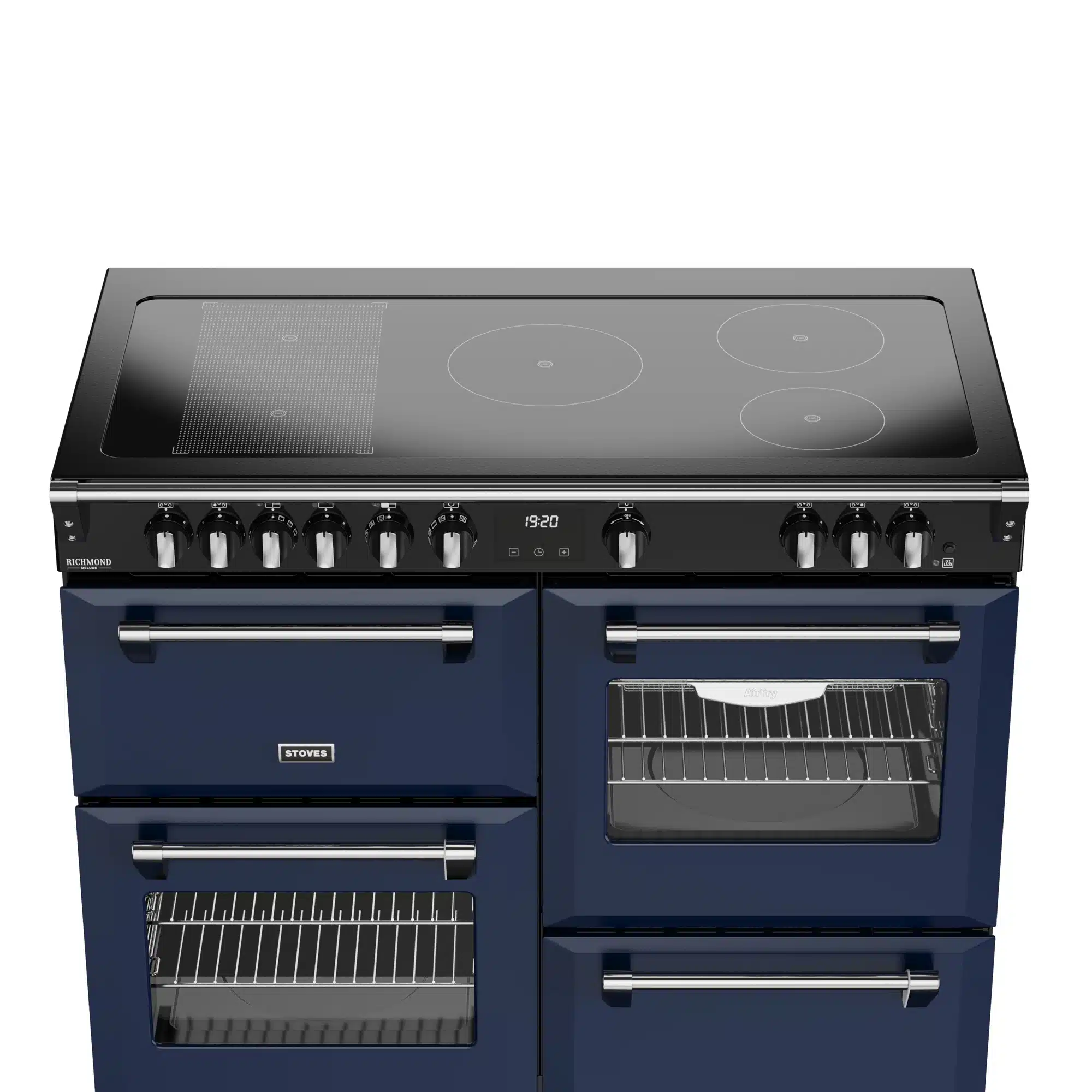 Richmond 110 Ei Deluxe RTY 110 cm inductiefornuis Midnight Blue - Afbeelding 2