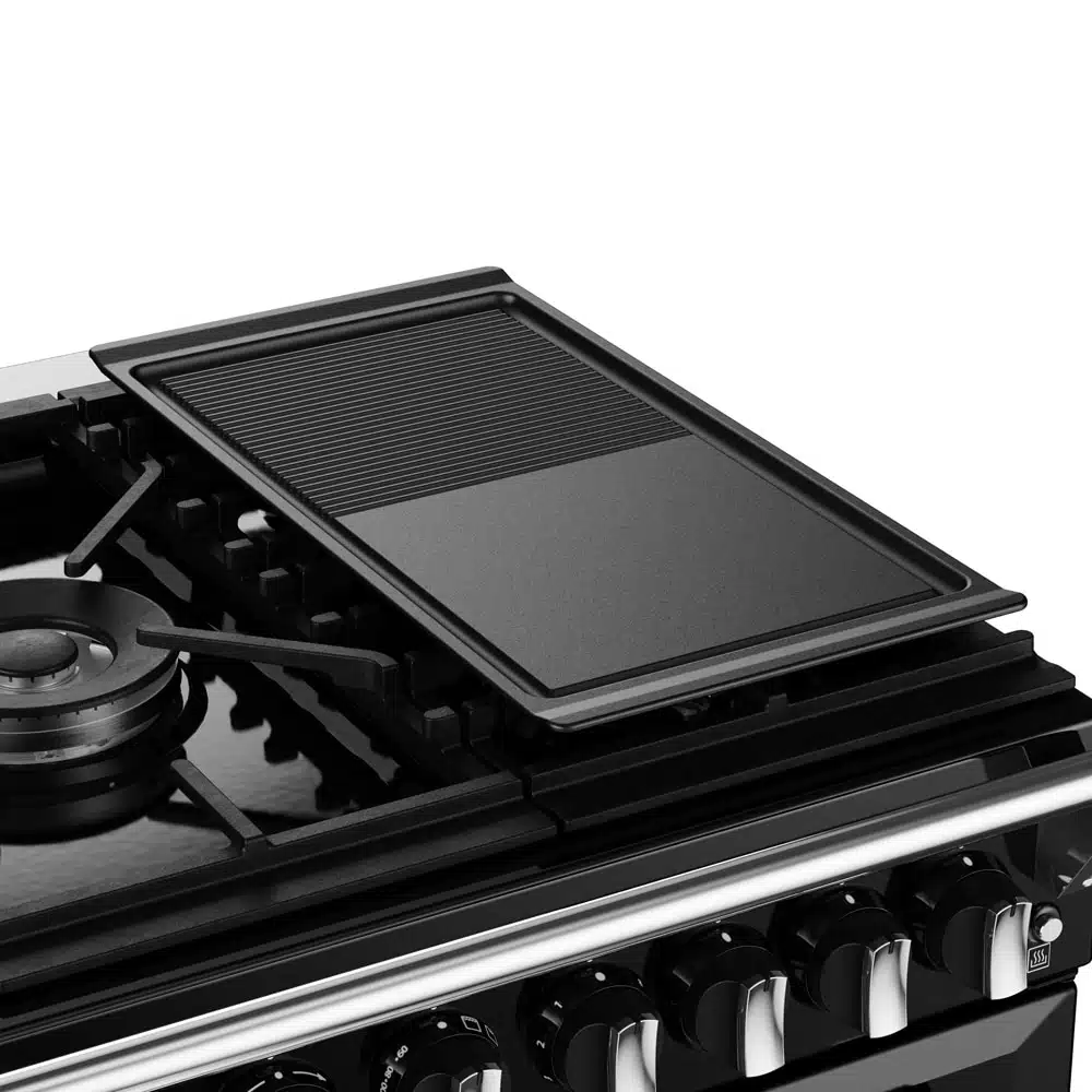 Richmond D1000 DF Deluxe 100 cm gasfornuis zwart - Afbeelding 4