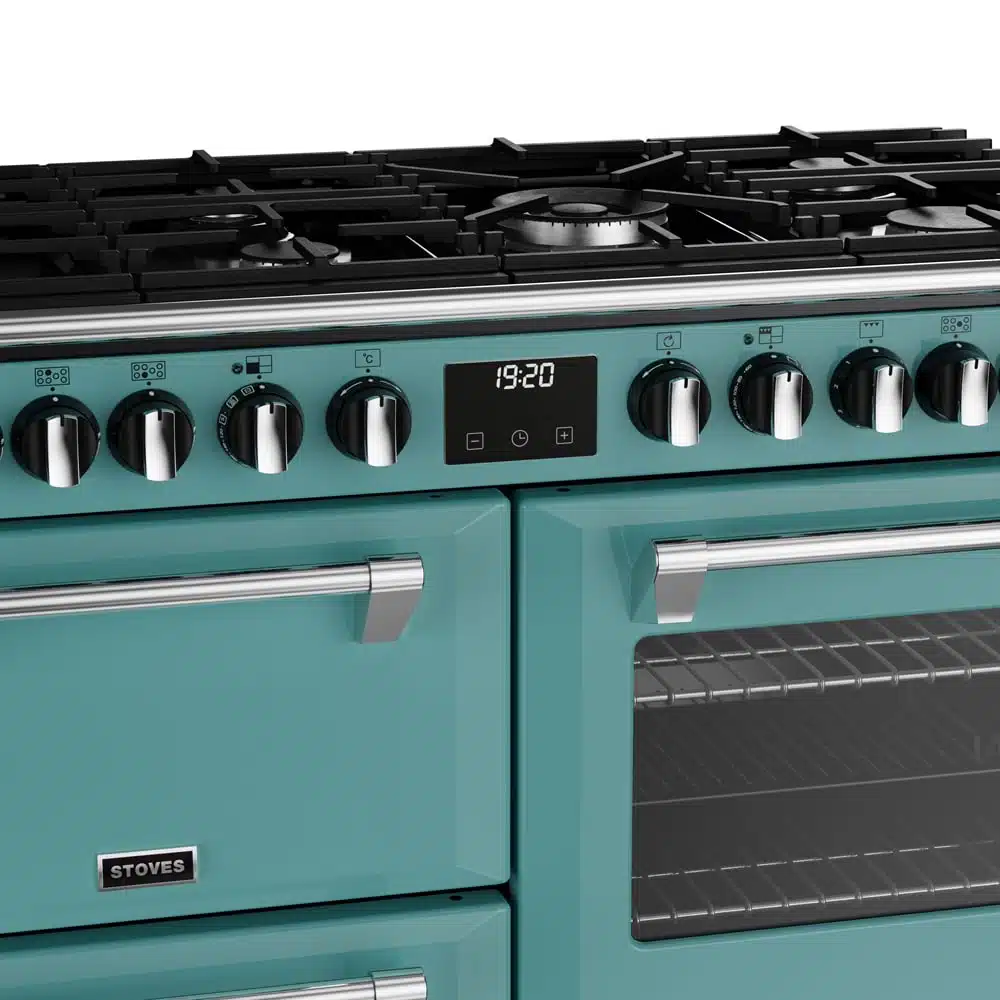 Richmond D1000 DF Deluxe 100 cm gasfornuis Country Blue - Afbeelding 5