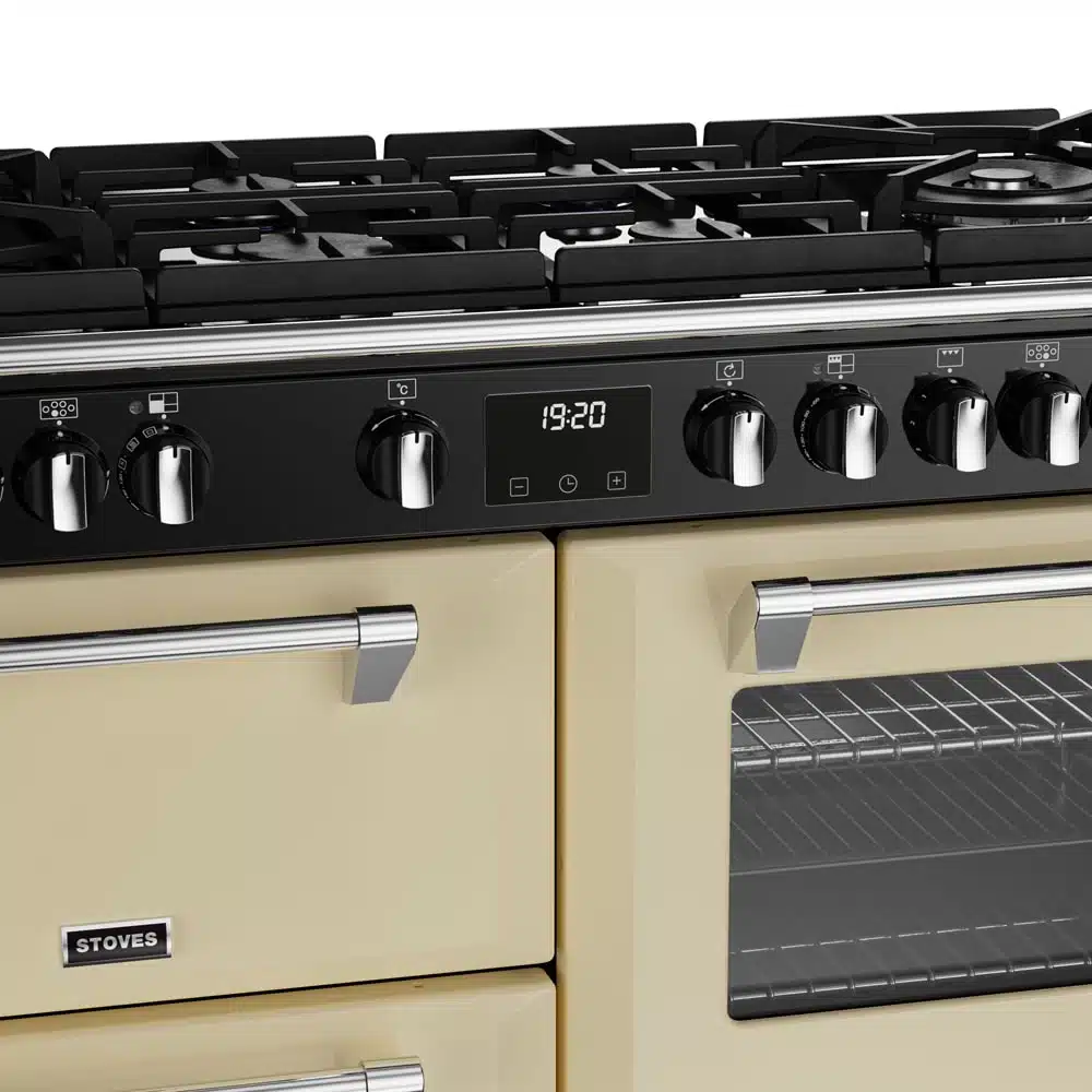 Richmond D1100 DF GTG Deluxe 110 cm gasfornuis crème - Afbeelding 5