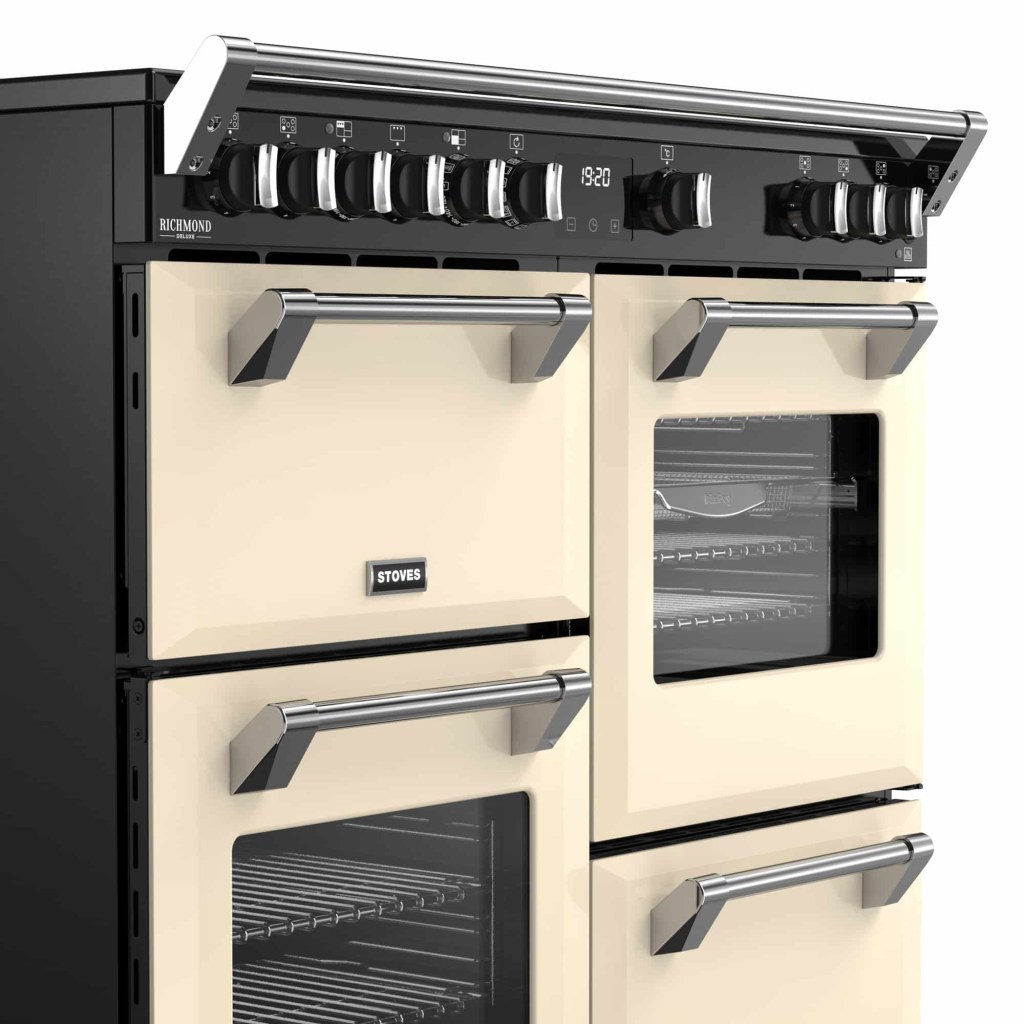 Richmond 110 DF 110 cm gasfornuis crème - Afbeelding 4
